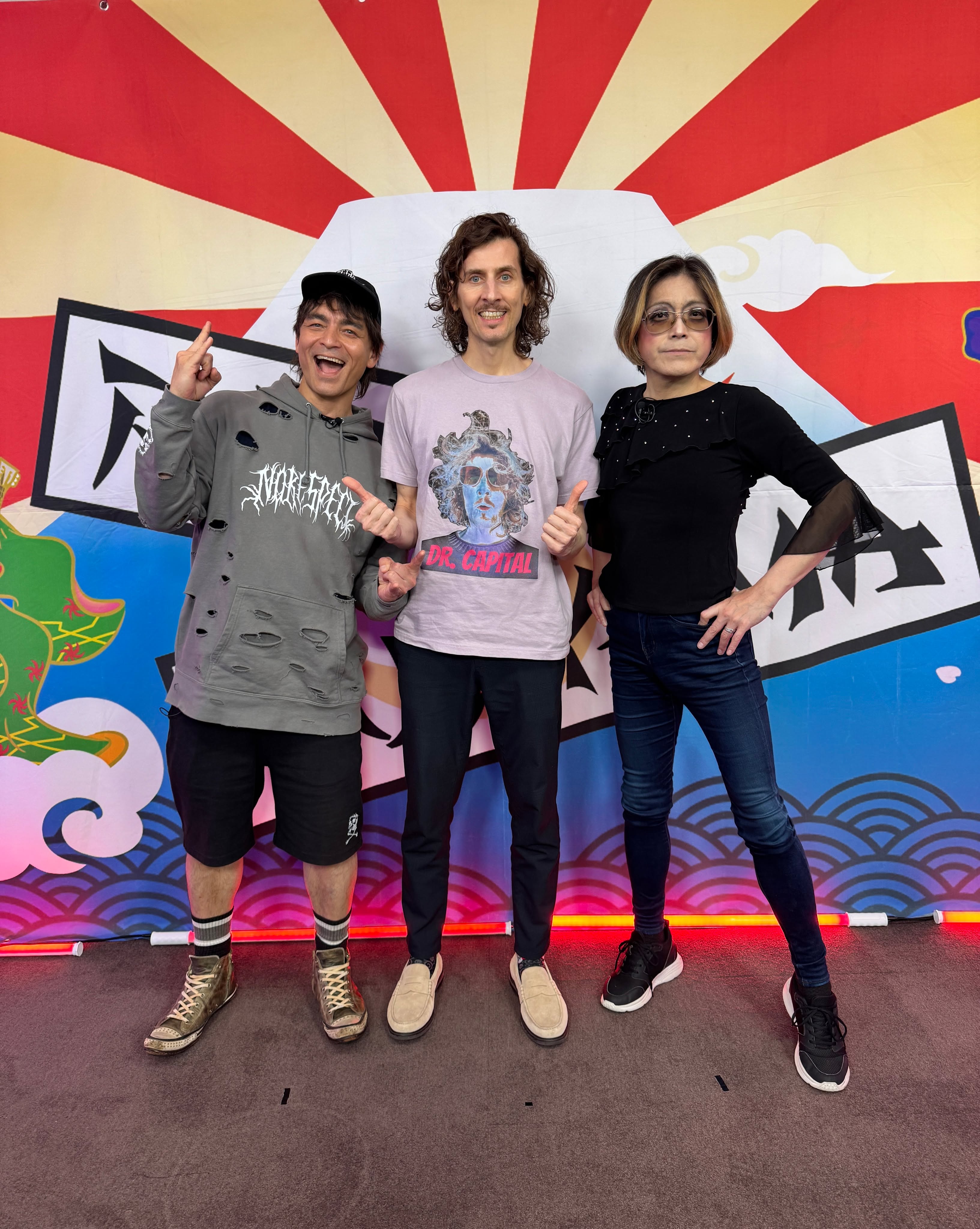 ROCK FUJIYAMA🤘ドクターキャピタル、まだまだ続きます🎸ついにアンプ登場！機材大好きROLLYさん＆ドクターキャピタルの話がとまらない！盛り上がってます！ぜひ、ご覧ください🔥

 Thanks so much for having me ROLLY and @ken_ayugai !

#positivegrid 
#reactor 
#drcapital 
#ドクターキャピタル